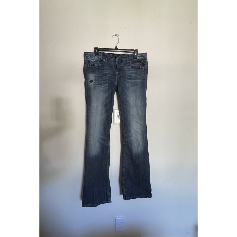 Y2K Bebock For express low Rise Bootcut Jeans Size 12‎ Retro Grunge
